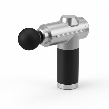 Silver Massage Gun — 3D